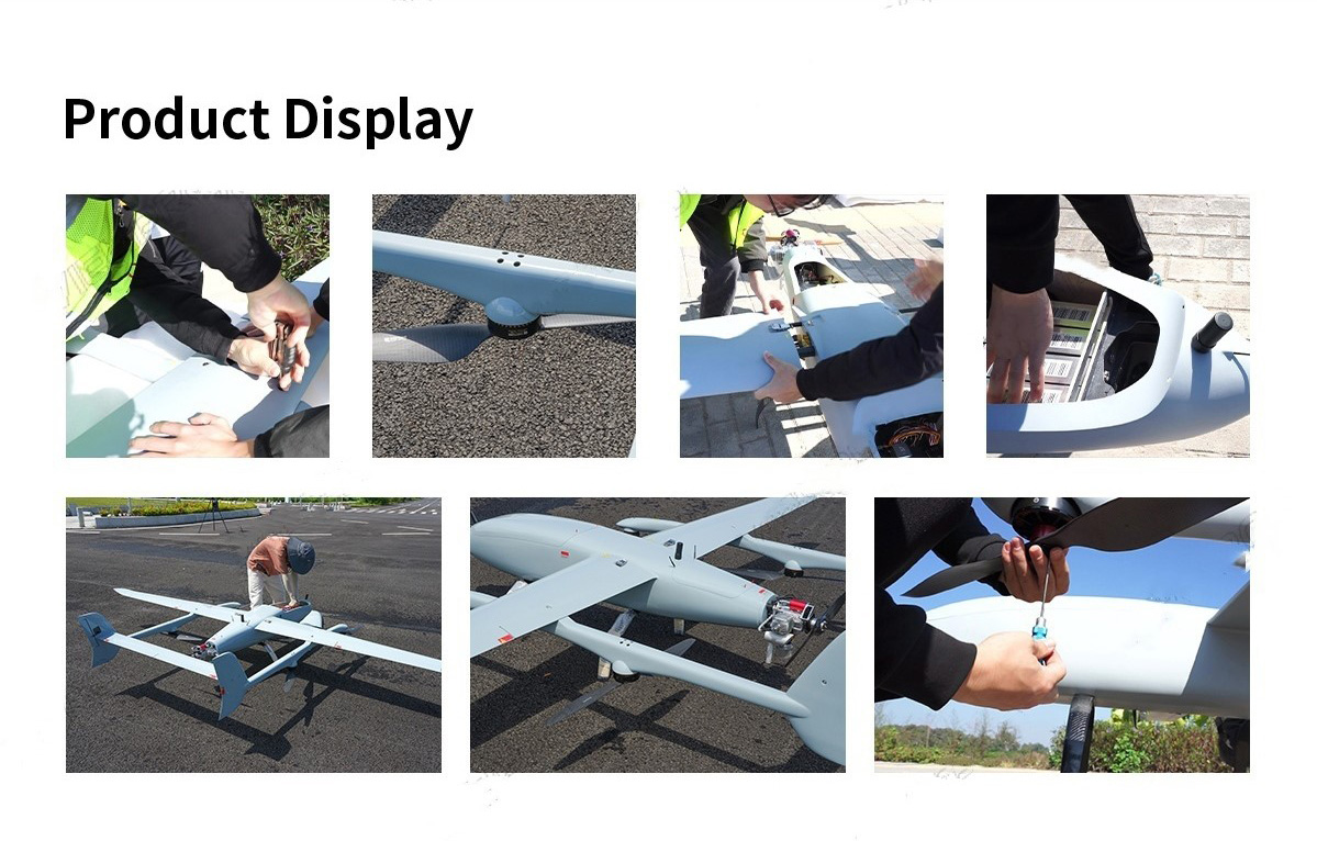 China Moneypro M390 Super Powerful Hybrid VTOL Drone with Robust 3.9m Wingspan 10hrs Flight Time