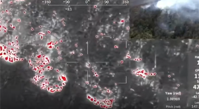 Infrared Thermal Imaging Drone - Heat Source Detection