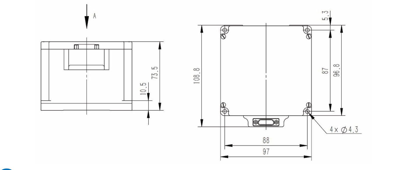 China Moneypro MP-VG0303A Fiber Optic Attitude Measurement Module