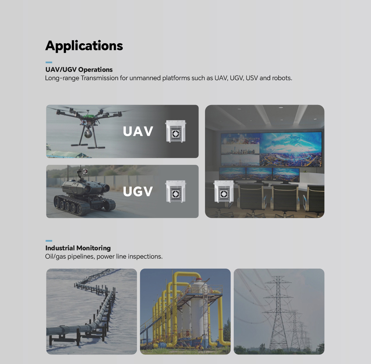 MC-50 | 50KM LTE-Based HD Data & Video Transmission System