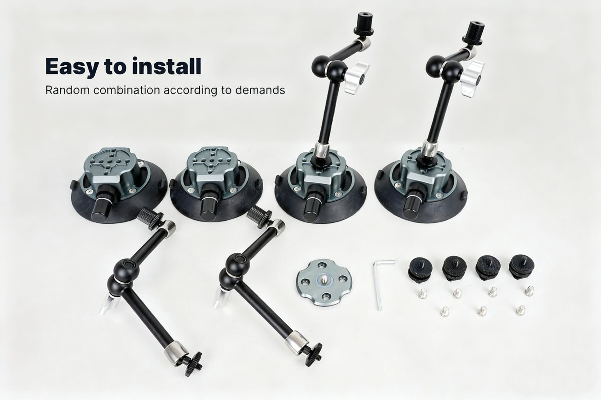 MA02 Drone Antenna Holder for Car Rooftop with Suction Cups