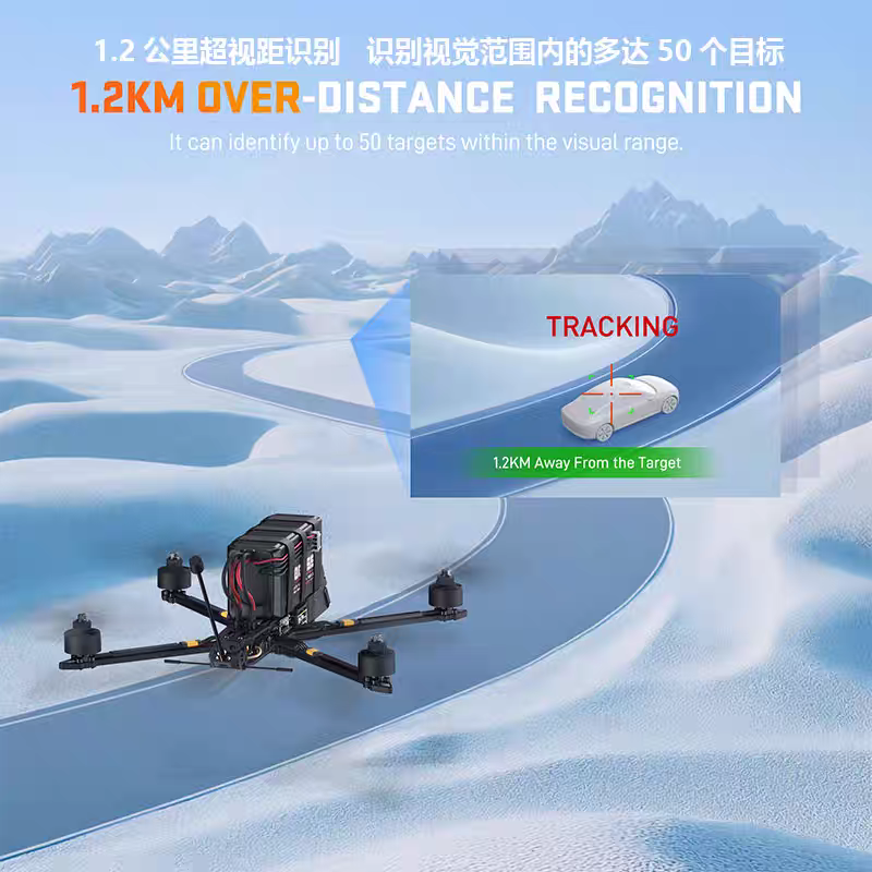 High-Performance Fiber Optic FPV Drone System with Low-Latency Transmission & Long-Range Control