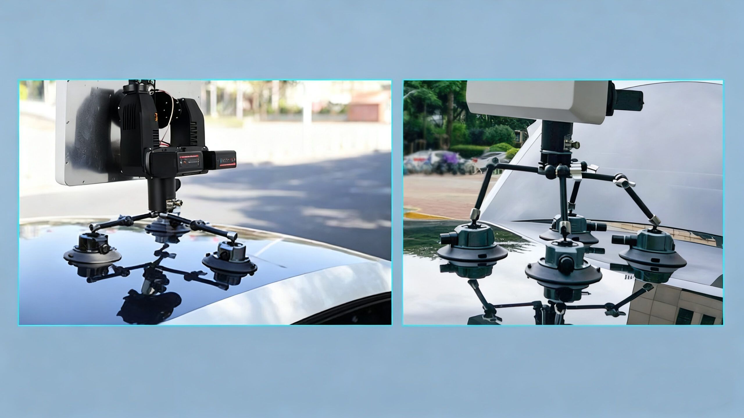 MA02 Drone Antenna Holder for Car Rooftop with Suction Cups