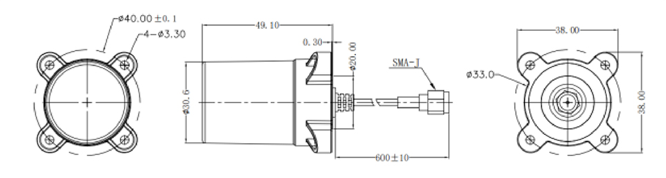 RTK GNSS Antenna MT-T009