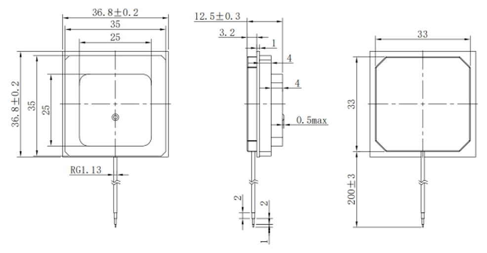 RTK GNSS Antenna MT-T157