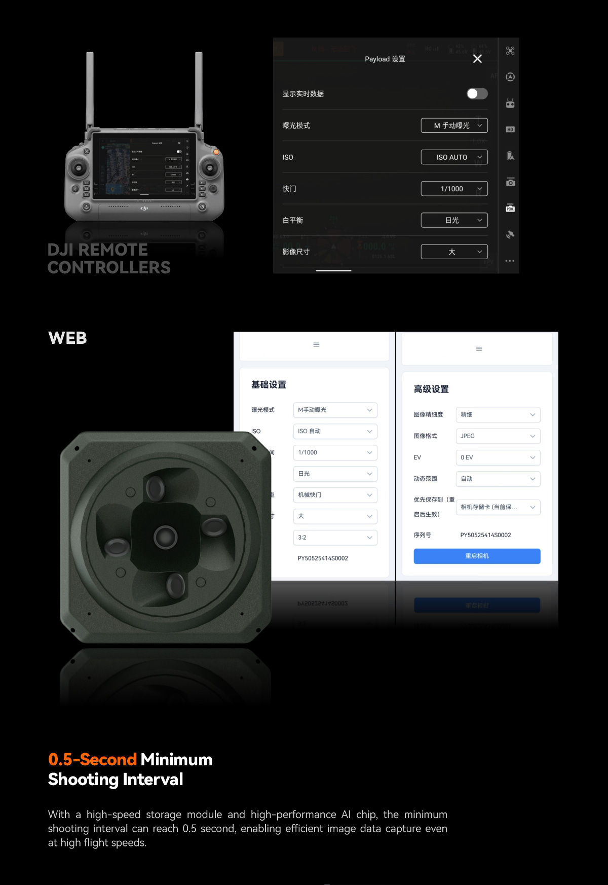 China Moneypro High-Performance Five-Lens Tilt Photography Camera MO305 PRO