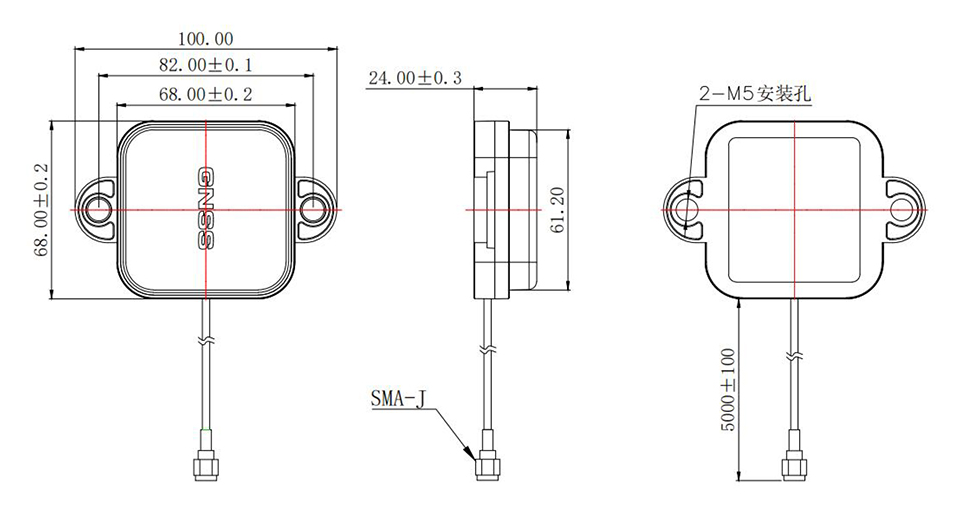 RTK GNSS Antenna MT-266B