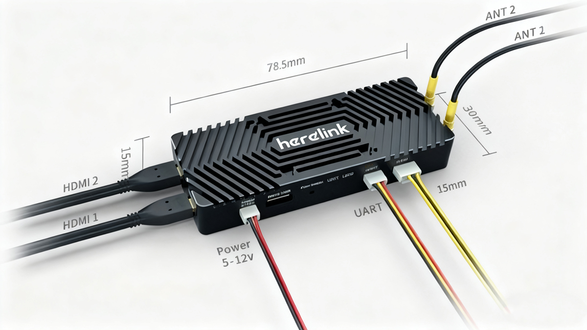 China Moneypro Herelink 2.4GHz Long Range HD Video Transmission System