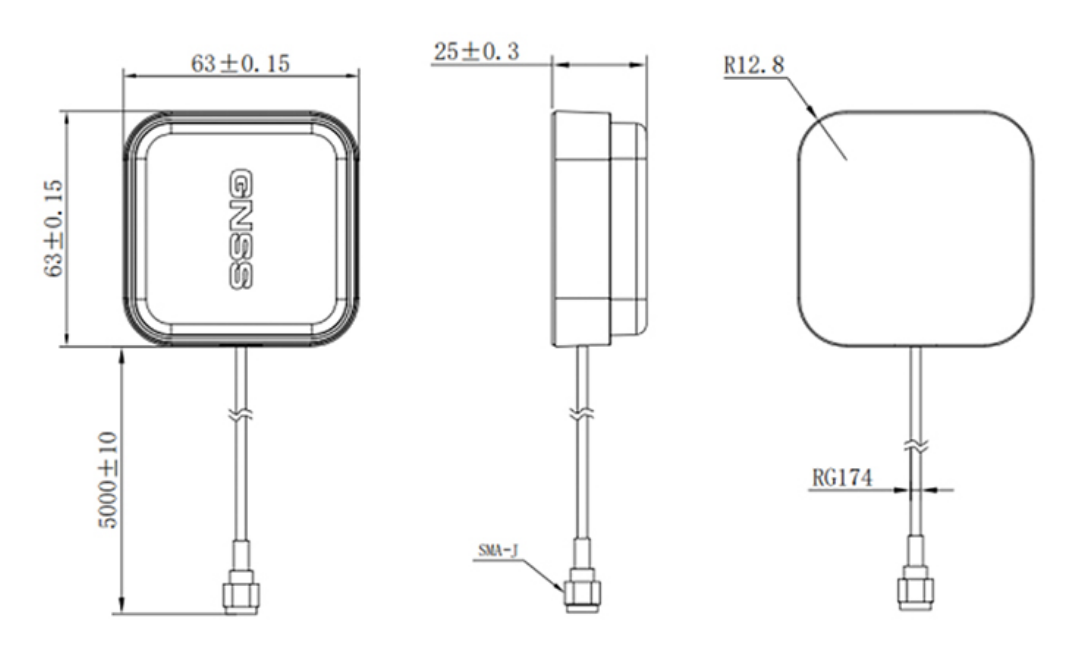 RTK GNSS Antenna MT-345AJL5/5B