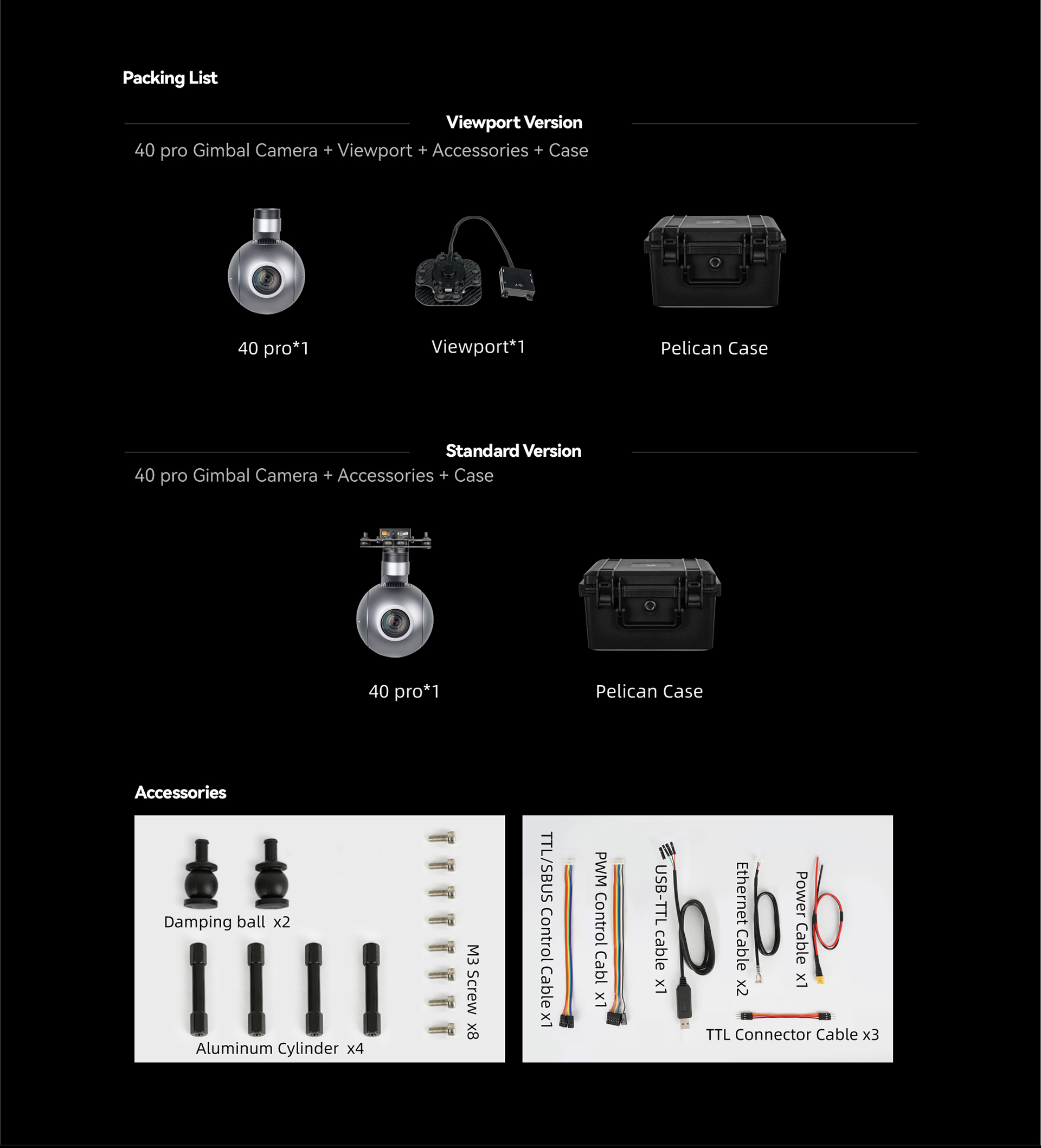 China Moneypro M40 Pro 40x Optical Zoom AI Tracking 3axis Gimbal Camera