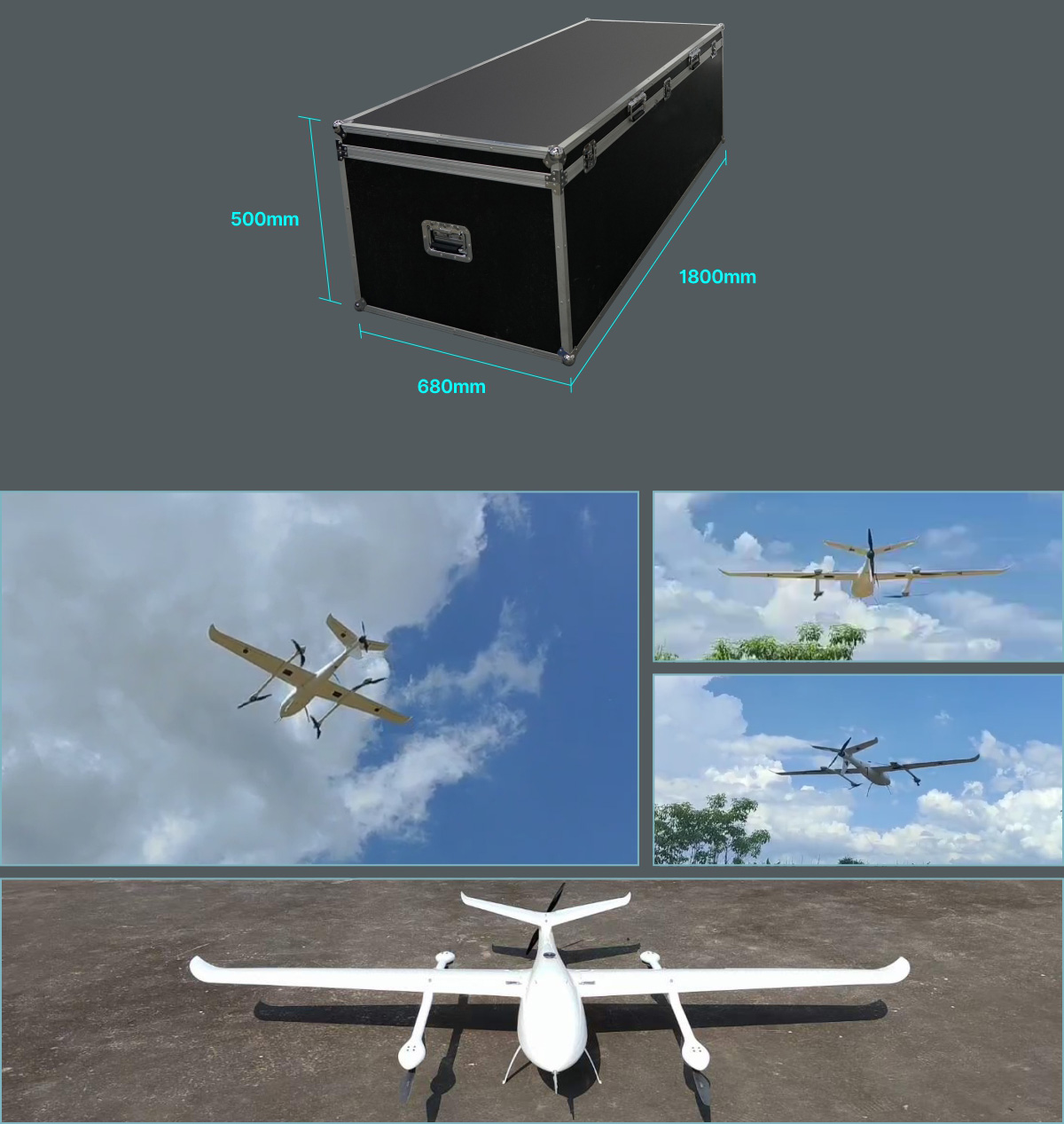 China Moneypro MVT320 PRO 4.3hrs Long Duration 5kg Heavy Lift VTOL Fixed Wing UAV for Long-range Inspection