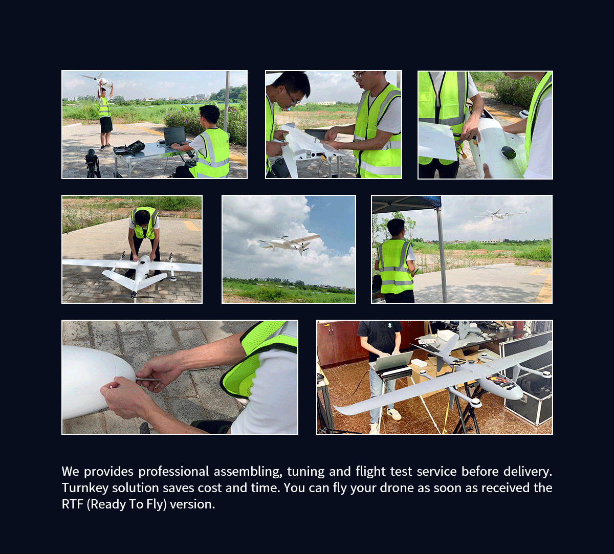 China Moneypro MVT250 PRO 4hrs Long Endurance 2500mm Wingspan Electric VTOL Aerial Photography Drone