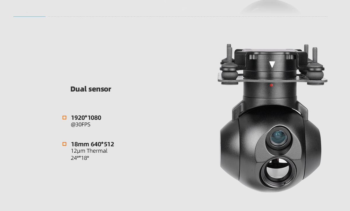 Hawkeye M818 Micro Prime Lens Dual Sensor Tracking Camera for Surveillance