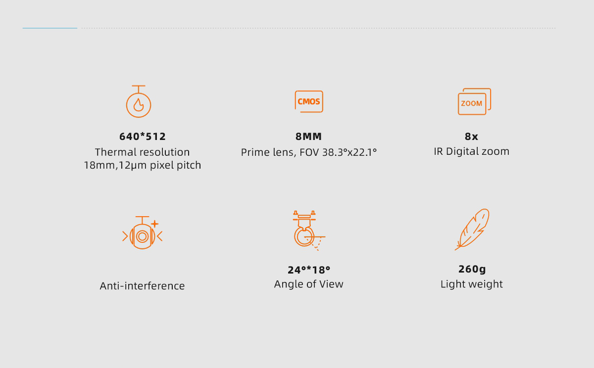 Hawkeye M818 Micro Prime Lens Dual Sensor Tracking Camera for Surveillance