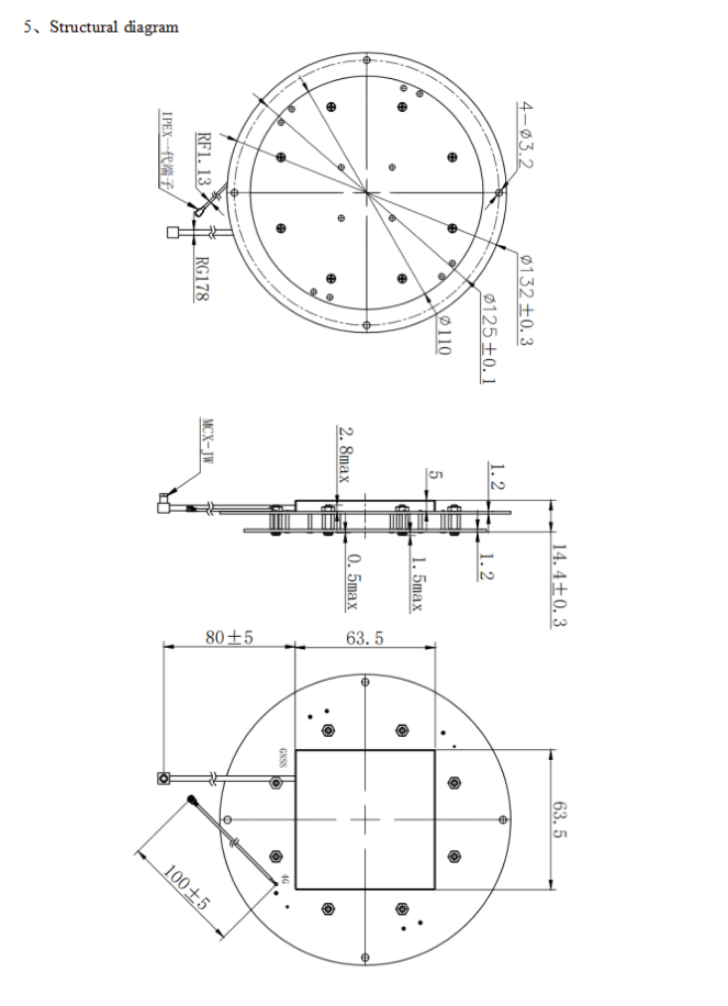 GNSS Air Medium Antenna MT-T343
