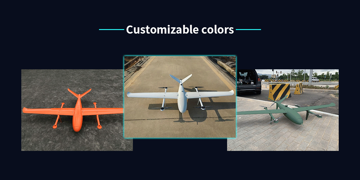 China Moneypro MVT250 PRO 4hrs Long Endurance 2500mm Wingspan Electric VTOL Aerial Photography Drone