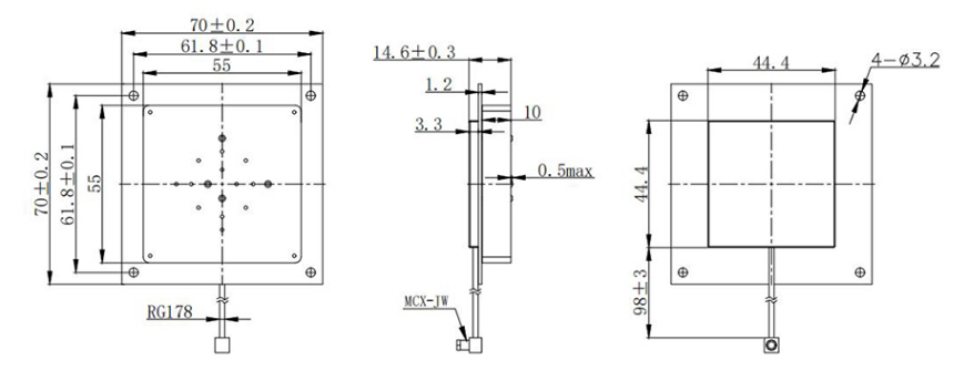 RTK GNSS Antenna MT-T416