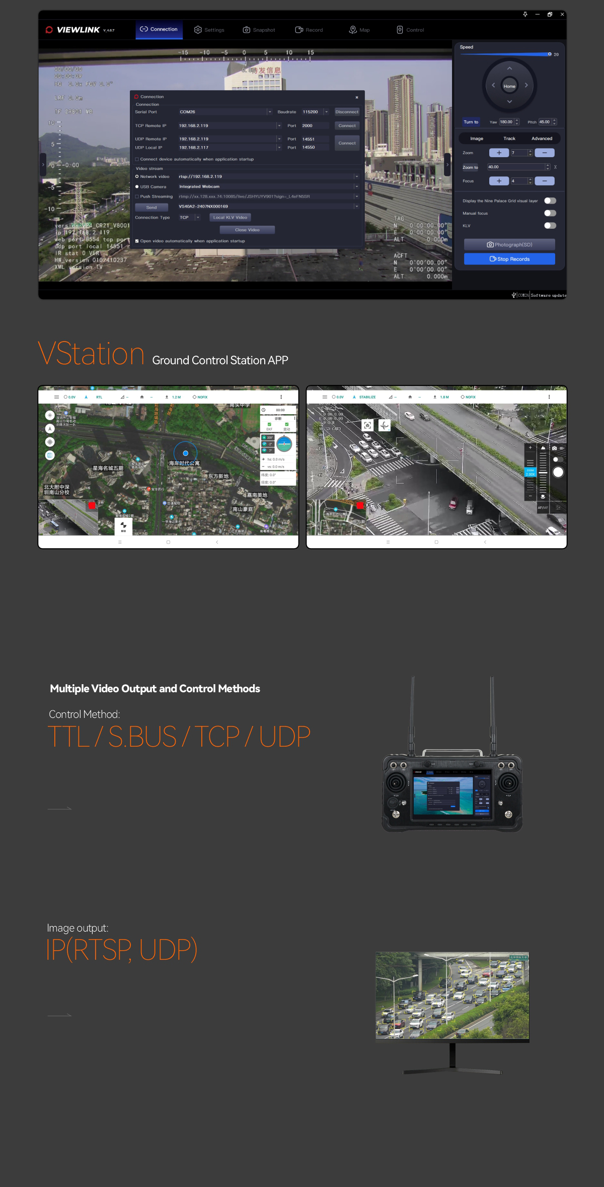 Hawkeye M818 Micro Prime Lens Dual Sensor Tracking Camera for Surveillance