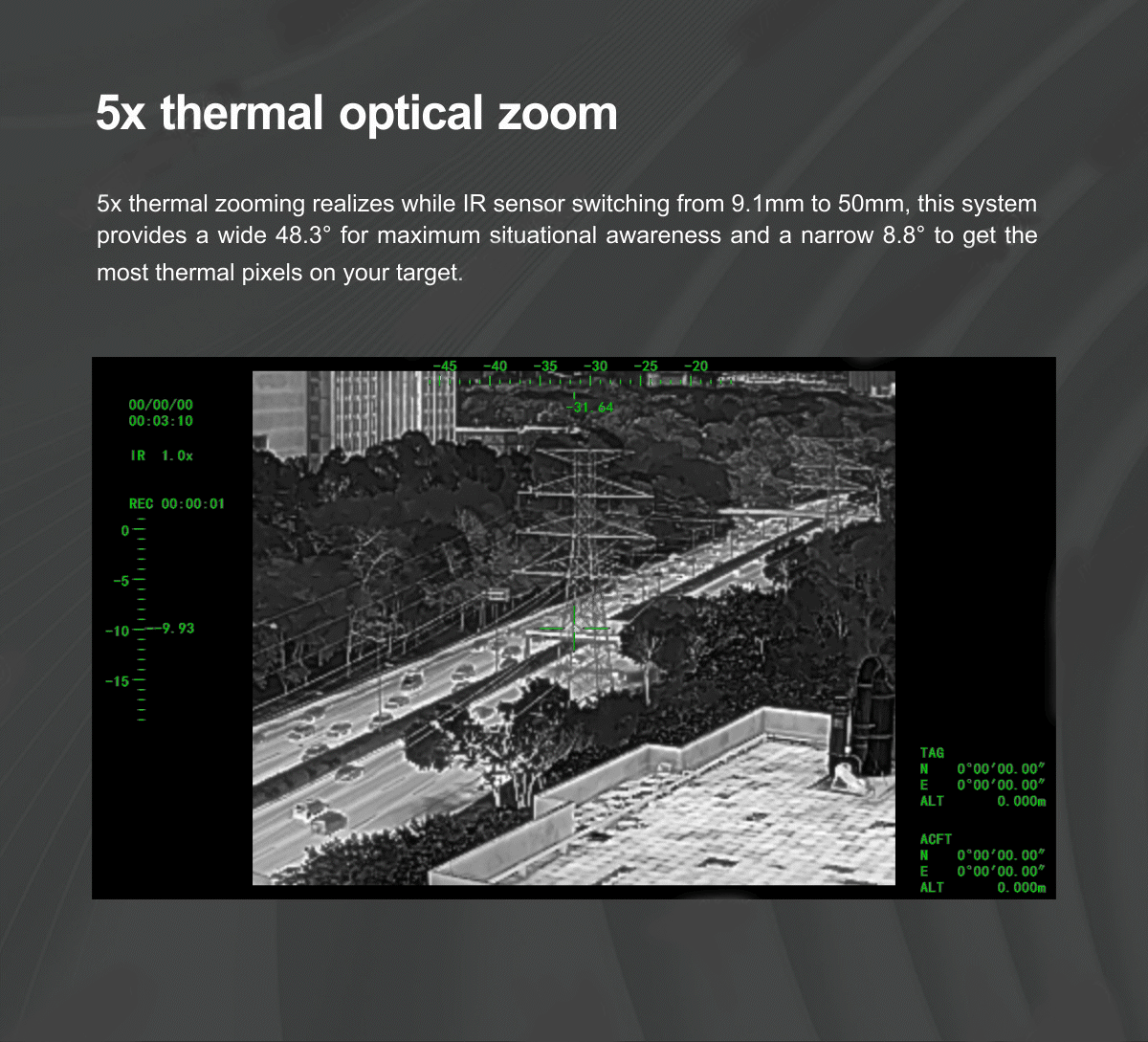 China Moneypro MT9-50 Dual IR 5x Thermal Zoom FOV Flexibility Camera