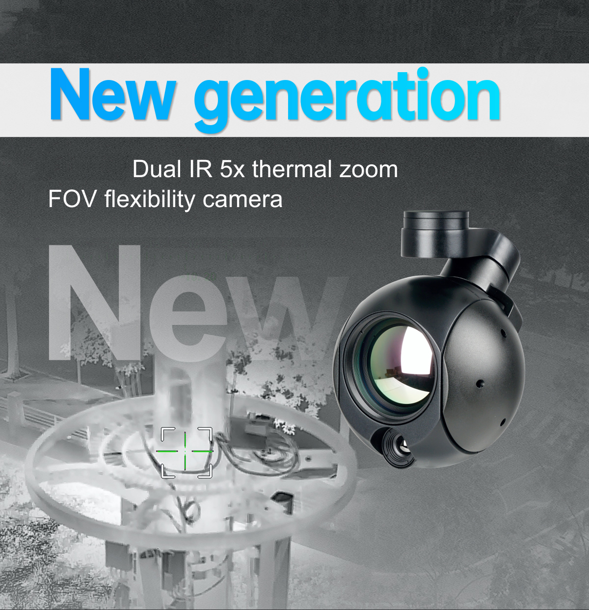 China Moneypro MT9-50 Dual IR 5x Thermal Zoom FOV Flexibility Camera