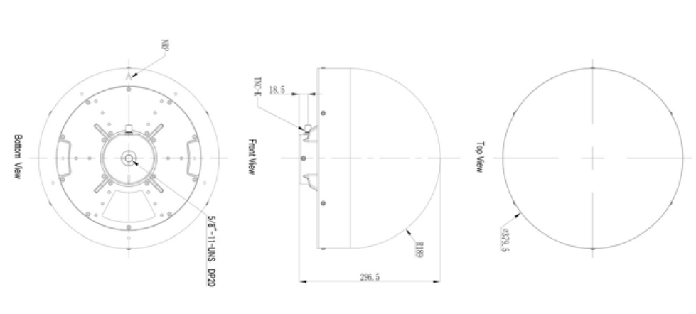 RTK GNSS Antenna MT-380B