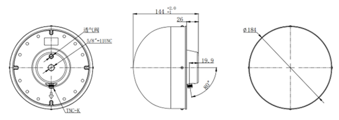 RTK GNSS Antenna MT-184