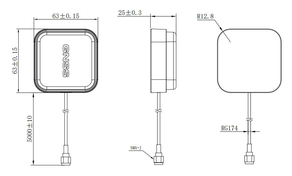 RTK GNSS Antenna MT-256/256B/256C