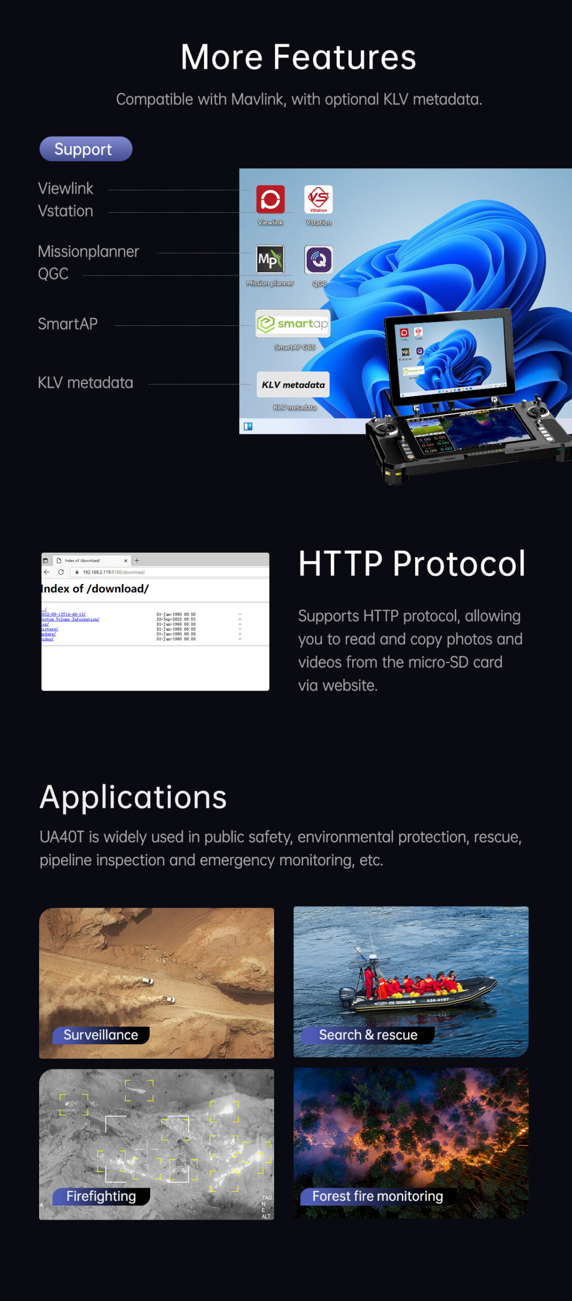 China Moneypro MA40T-35 40X AI Auto Identification and Tracking Gimbal Camera