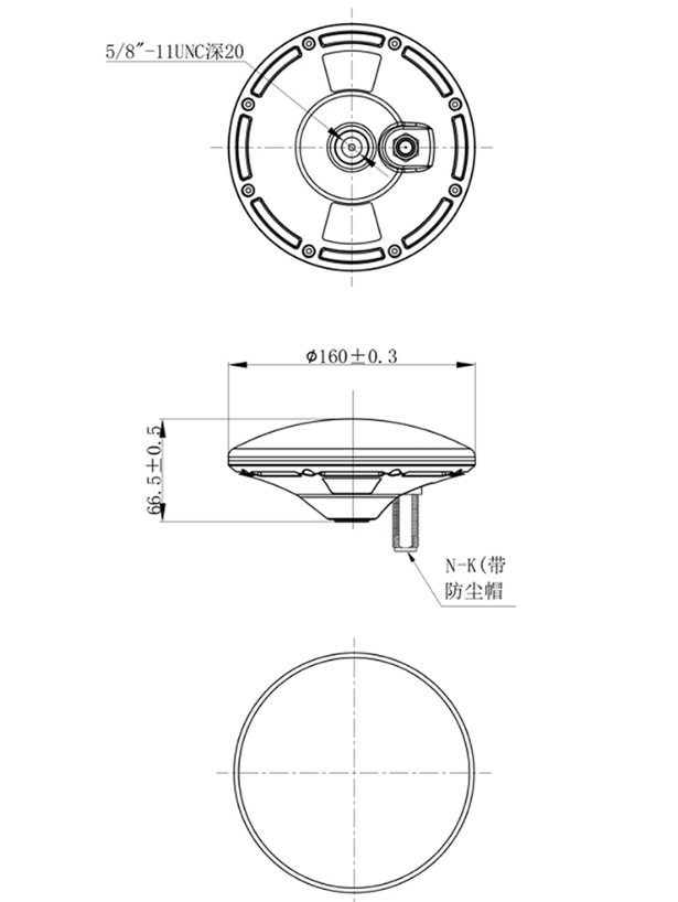 RTK GNSS Antenna MT-300N