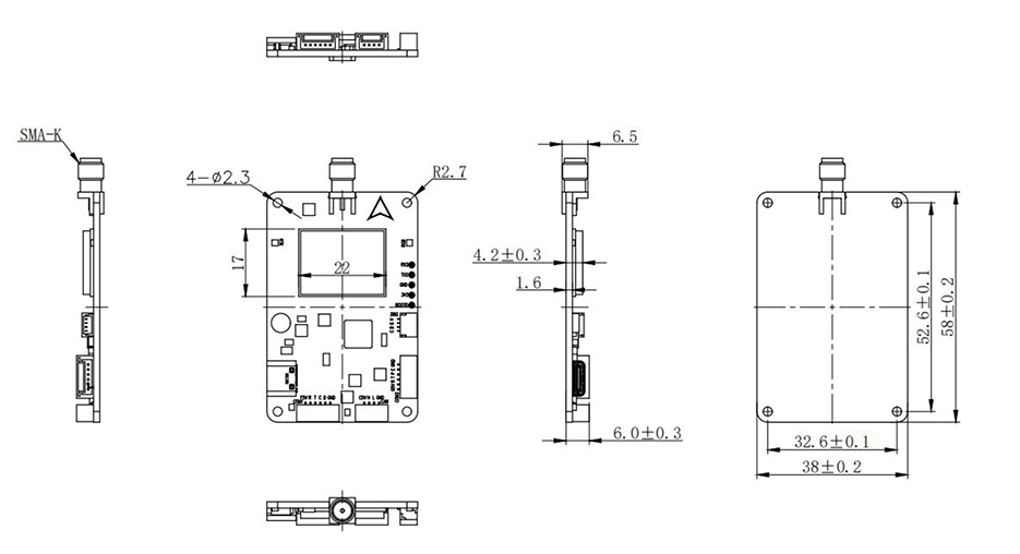RTK GNSS Board MG-508