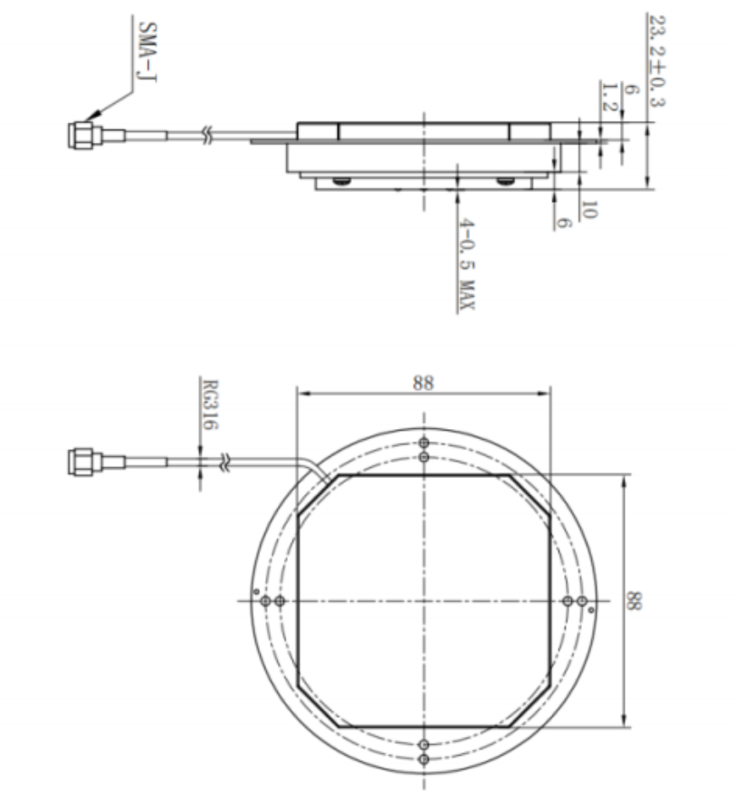 RTK GNSS Antenna MA-4820