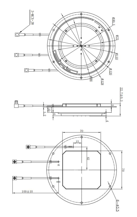 RTK GNSS Antenna MT-304B