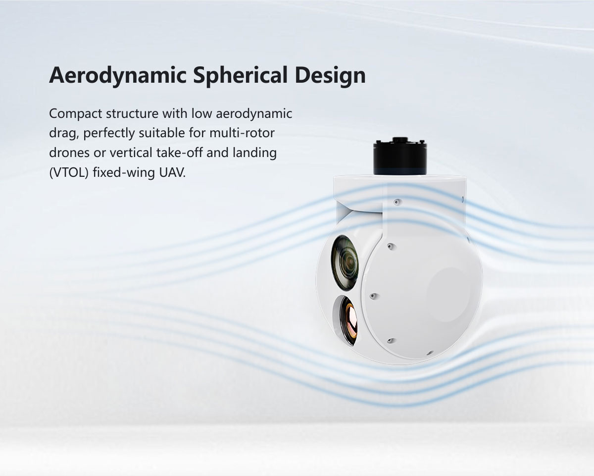 China Moneypro M30TIR-35 30x EO+IR Dual-sensors Object Tracking Gimbal Camera