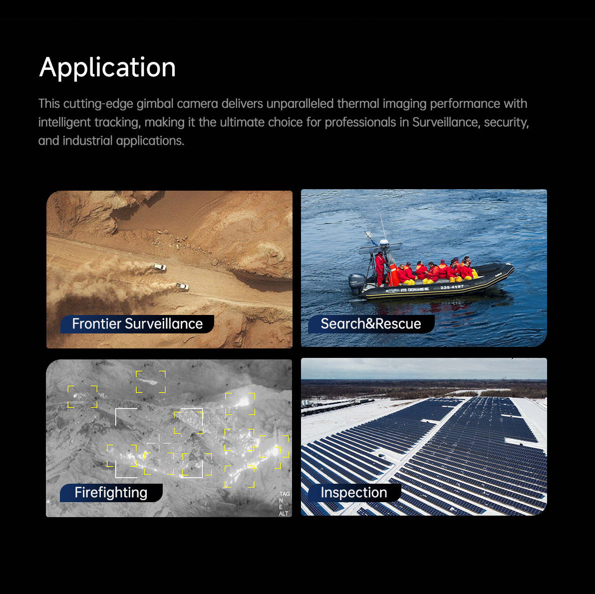 China Moneypro MIR1975T Dual IR Thermal Sensors Object Tracking Gimbal Camera