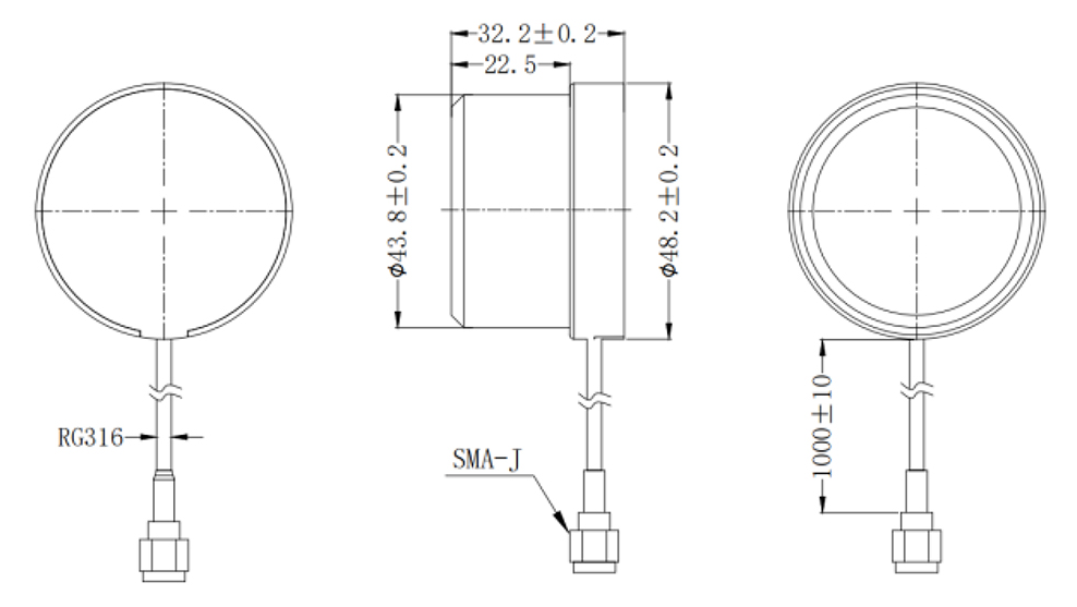 RTK GNSS Antenna MT-502