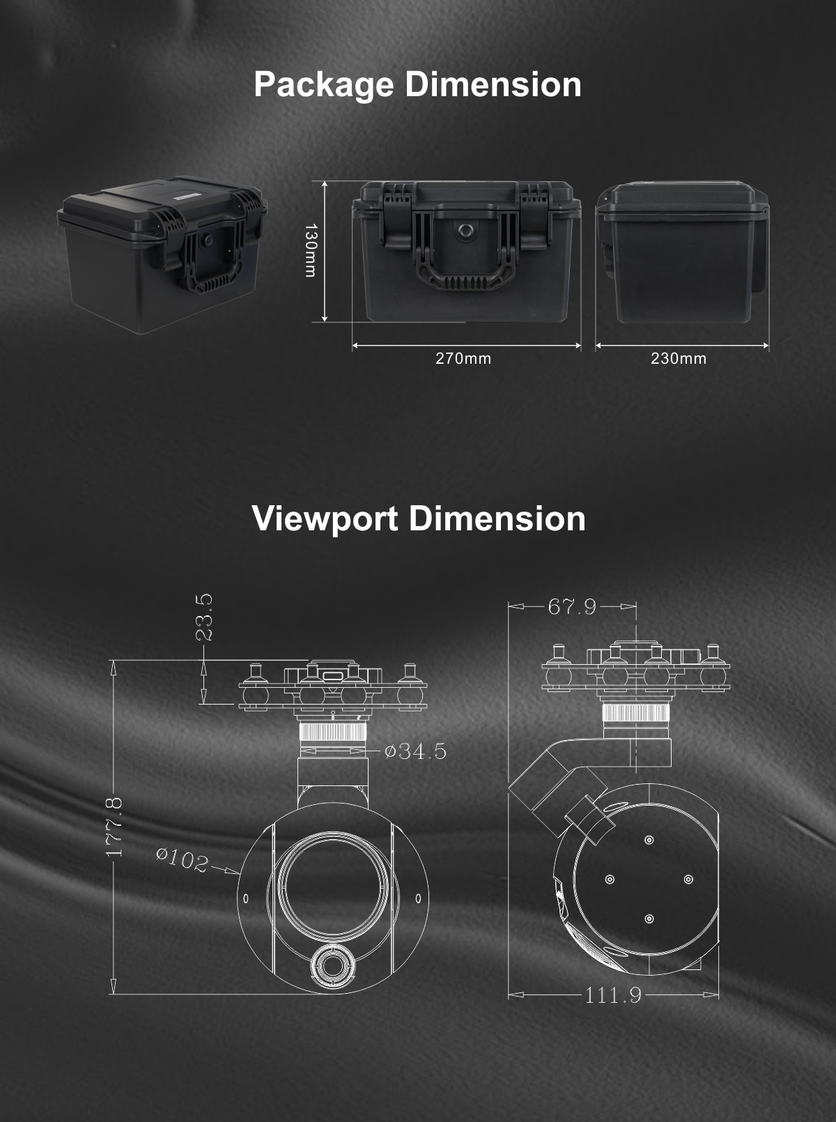 China Moneypro MT9-50 Dual IR 5x Thermal Zoom FOV Flexibility Camera