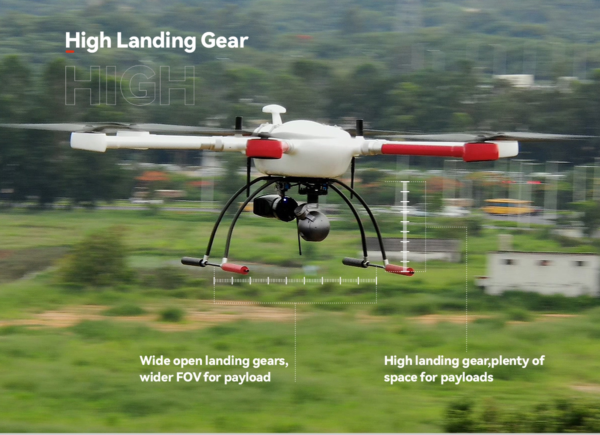 China Moneypro MHT160 Heavy-lift Hexacopter Drone with 1600mm Wheelbase and 120min Flight Time