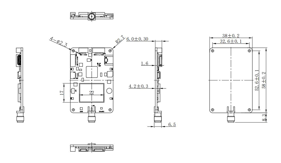 RTK GNSS Board MG-518