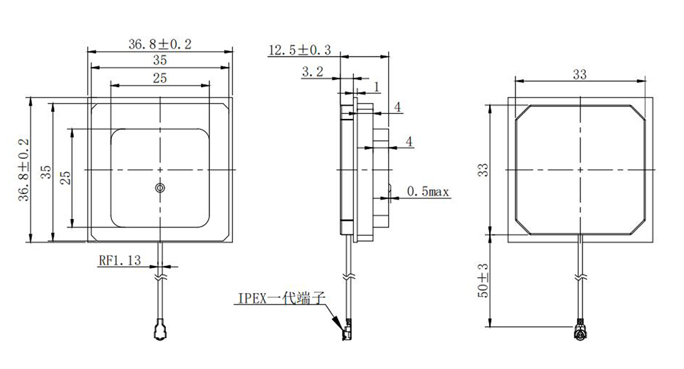 RTK GNSS Antenna MT-3320A