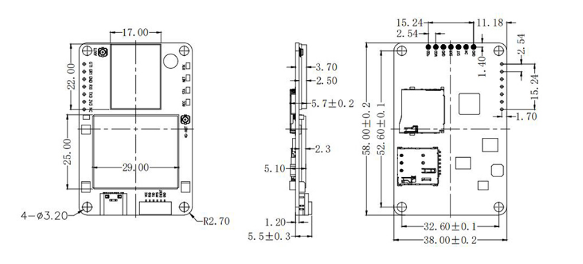 RTK GNSS Board MG-348U