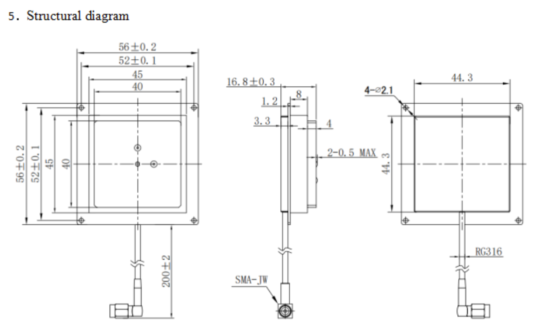 RTK GNSS Antenna MAW-5620C