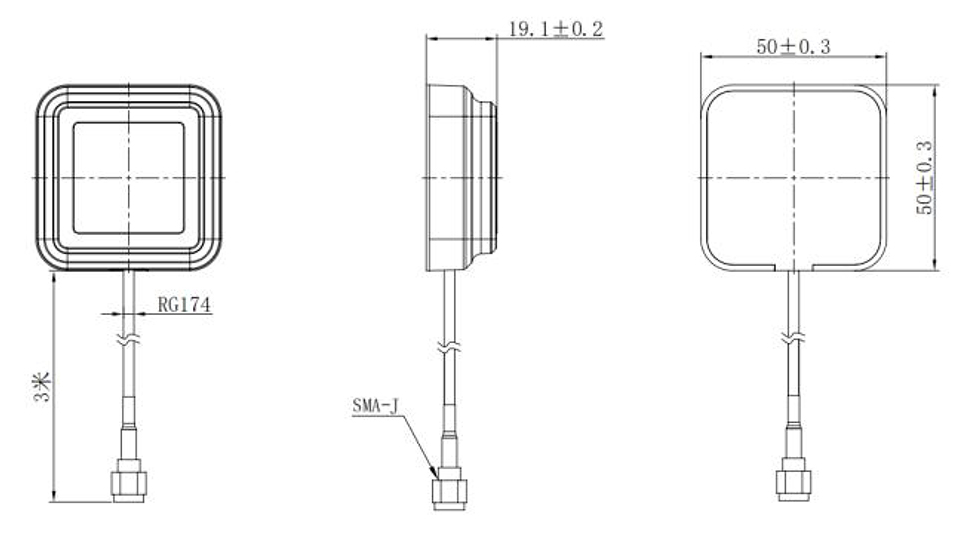 RTK GNSS Antenna MT-246B