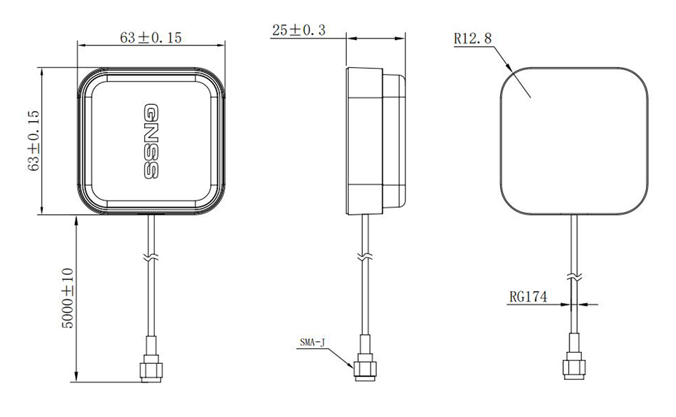 RTK GNSS Antenna MT-256