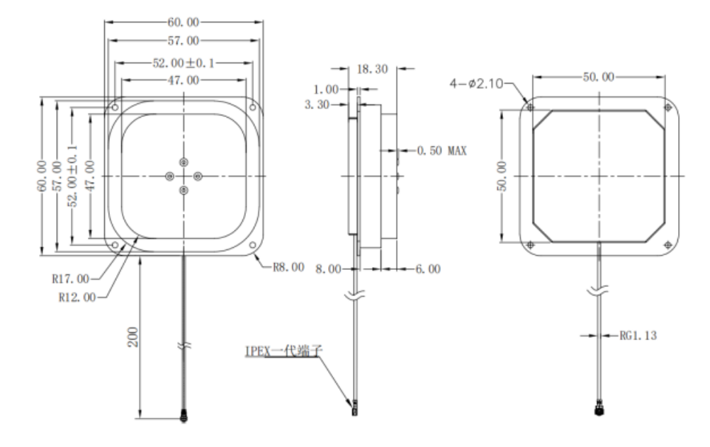 RTK GNSS Antenna MT-6020G