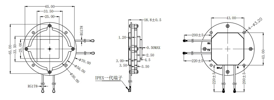 RTK GNSS Antenna MT-T319B