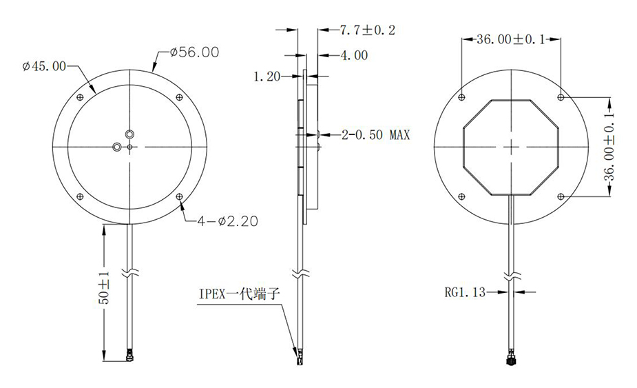 RTK GNSS Antenna MT-4520