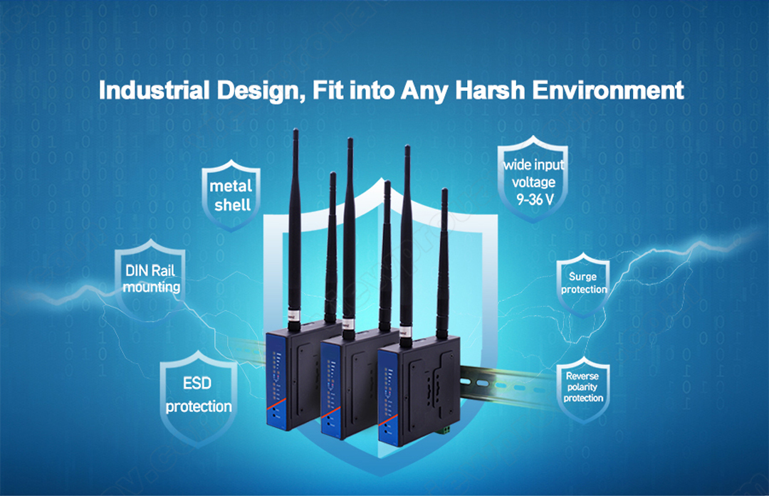 MR80A Industrial Wireless 4G LTE Router