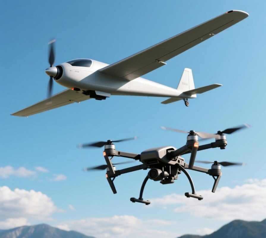 Fixed-Wing drone vs Multi-Rotor UAV