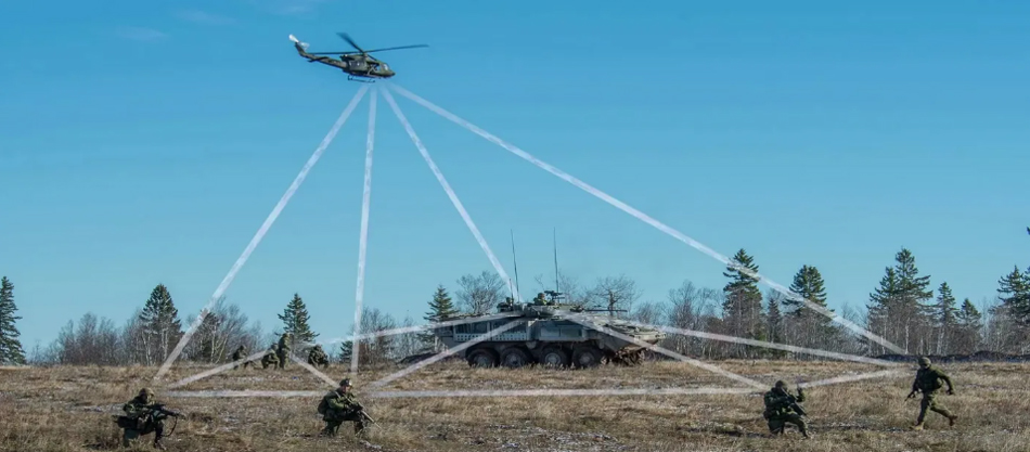 Suntor Portable Tactical Wireless Transmitter with GPS and Emergency Alert Manpack Mesh Radio