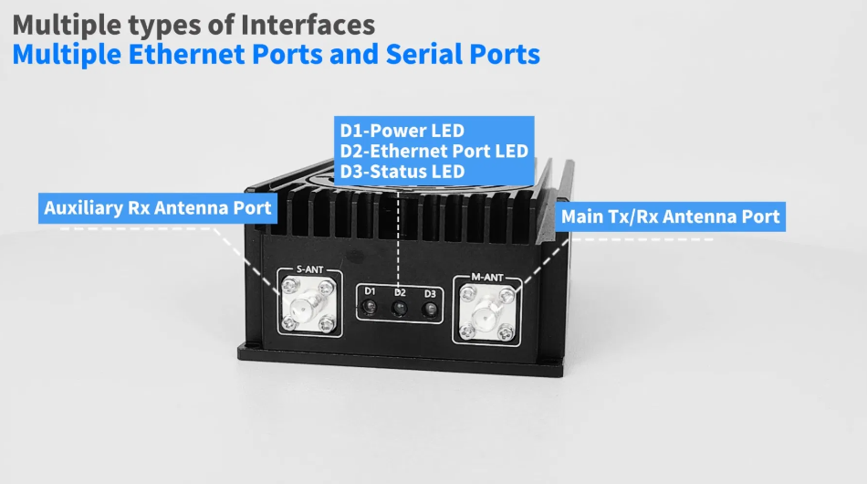 350 Grams Weight Dual Antenna MIMO M50PRO Drone Uav Data Link Video Transmission Radio